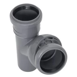 Airfit HT T-stuk 45° – 88°, Verstelbaar, Pp, 2x Manchet X Spie, Grijs, 50 Mm