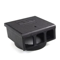 Gietijzeren Trottoirkolk, Exclusief Onderbak, 2-delig, Dichte Deksel, BS 442 LD /OB 315, 400 X 350mm