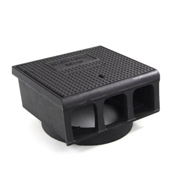 Gietijzeren Trottoirkolk, Exclusief Onderbak, 2-delig, Dichte Deksel, BS 442 LD /OB 315, 400 X 350mm