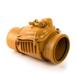 Karmat Pp Ontstoppingsstuk Met Rvs Keerklep En Vergrendeling, Manchet X Spie, 110 Mm