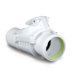 Karmat Pp Terugslagklep Met Rvs Klep, 50 Mm, Wit