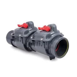 Karmat Pp Ontstoppingsstuk Met Dubbele Rvs Keerklep En Vergrendeling, 110 Mm