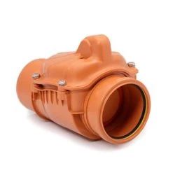 Karmat Pp Terugslagklep Zonder Handel Met Rvs Klep, 110 Mm