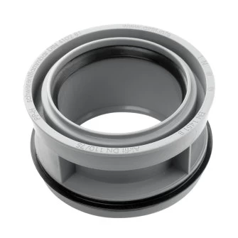 Airfit Pp Inzetverloopring, Centrisch, Verjongd Spie/2x Manchet, Grijs, 110 X 75 Mm