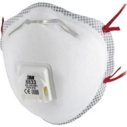 3M 8833 Stofmasker FFP3 R D Met Uitademventiel