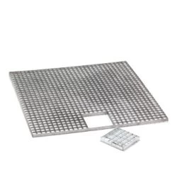 Inzetstuk Voor Fonteinvijverrooster, Gegalvaniseerd Staal, 20 X 20 Cm