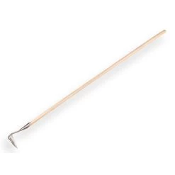 Roestvrijstalen Bietenhak 18 Cm, Met Steel 170 X 3,0 Cm, Excentrische Punt