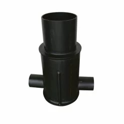 Erfspoelwaterkolk, Incl.scheidingswand En Keerklep, Onder Ø 400, Boven Ø 300 Mm, 2x Aansl. Ø 160 Mm