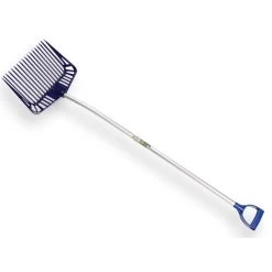 Allesruimer Blauw Atlas, 18 T, 33 Cm Breed Met Alum.steel En D-greep.