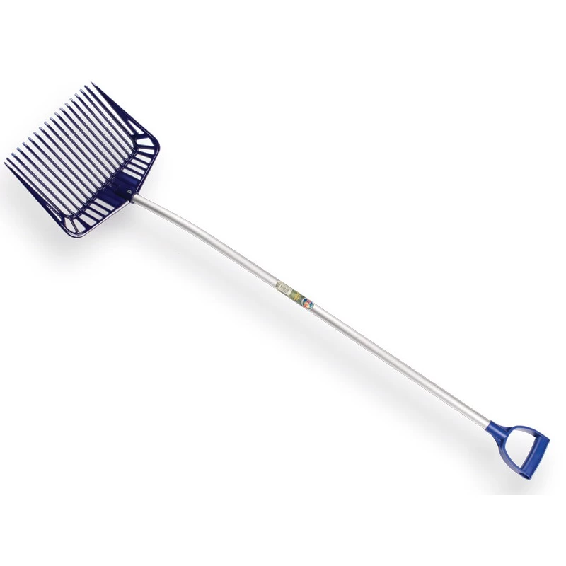 Allesruimer Blauw Atlas, 18 T, 33 Cm Breed Met Alum.steel En D-greep.