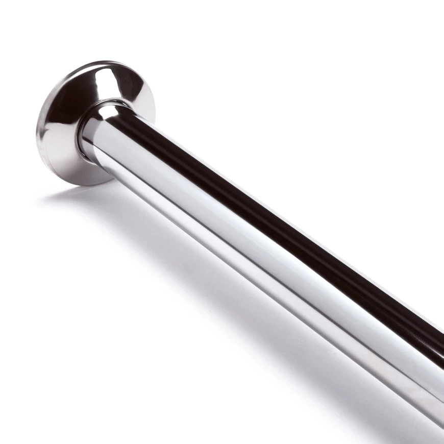 Urinoirafvoerbuis Met Rozet, Chroom, D = 32 Mm, L = 500 Mm