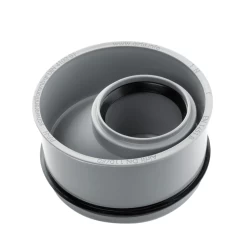 Airfit Pp Inzetverloopring, Excentrisch, Verjongd Spie/2x Manchet, Grijs, 110 X 50 Mm