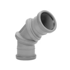 Airfit Pp Verstelbare Bocht 0°-90°, 2x Manchet, Grijs, 50 Mm