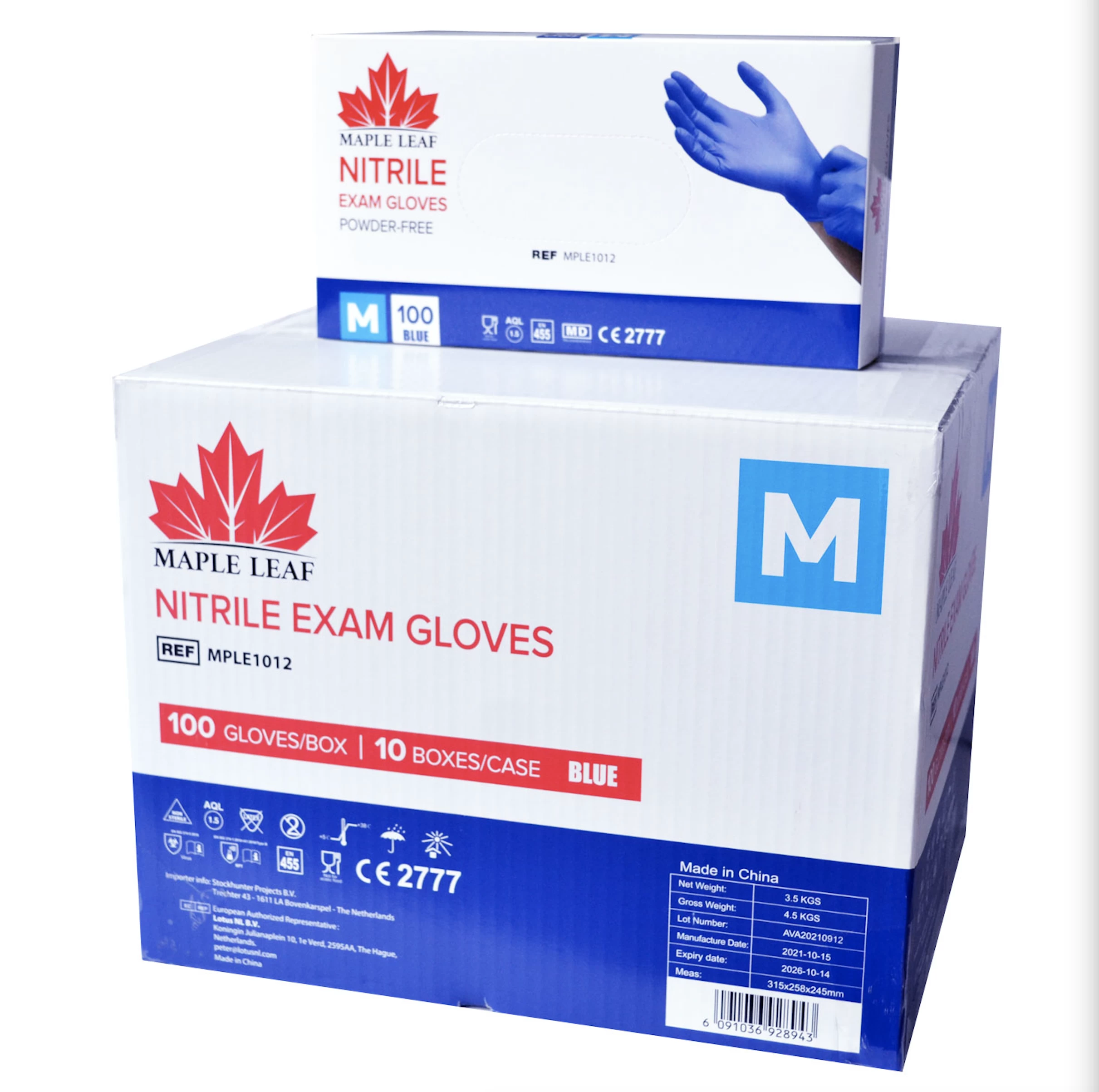 Soft Nitril Handschoenen 1000 Stuks Blauw - Afbeelding 2